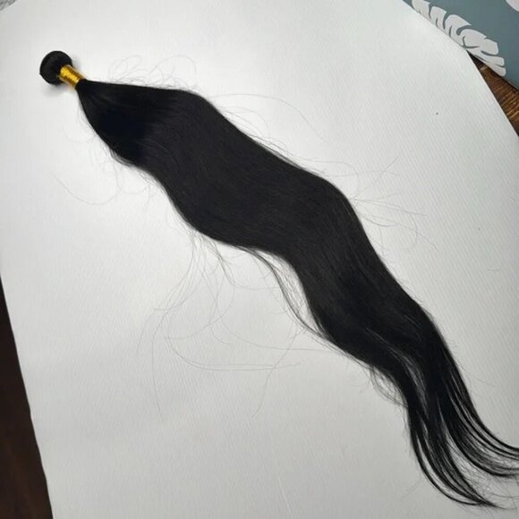 24 In Virgin Black 100% Human hair Bundle - Picture 4 of 4